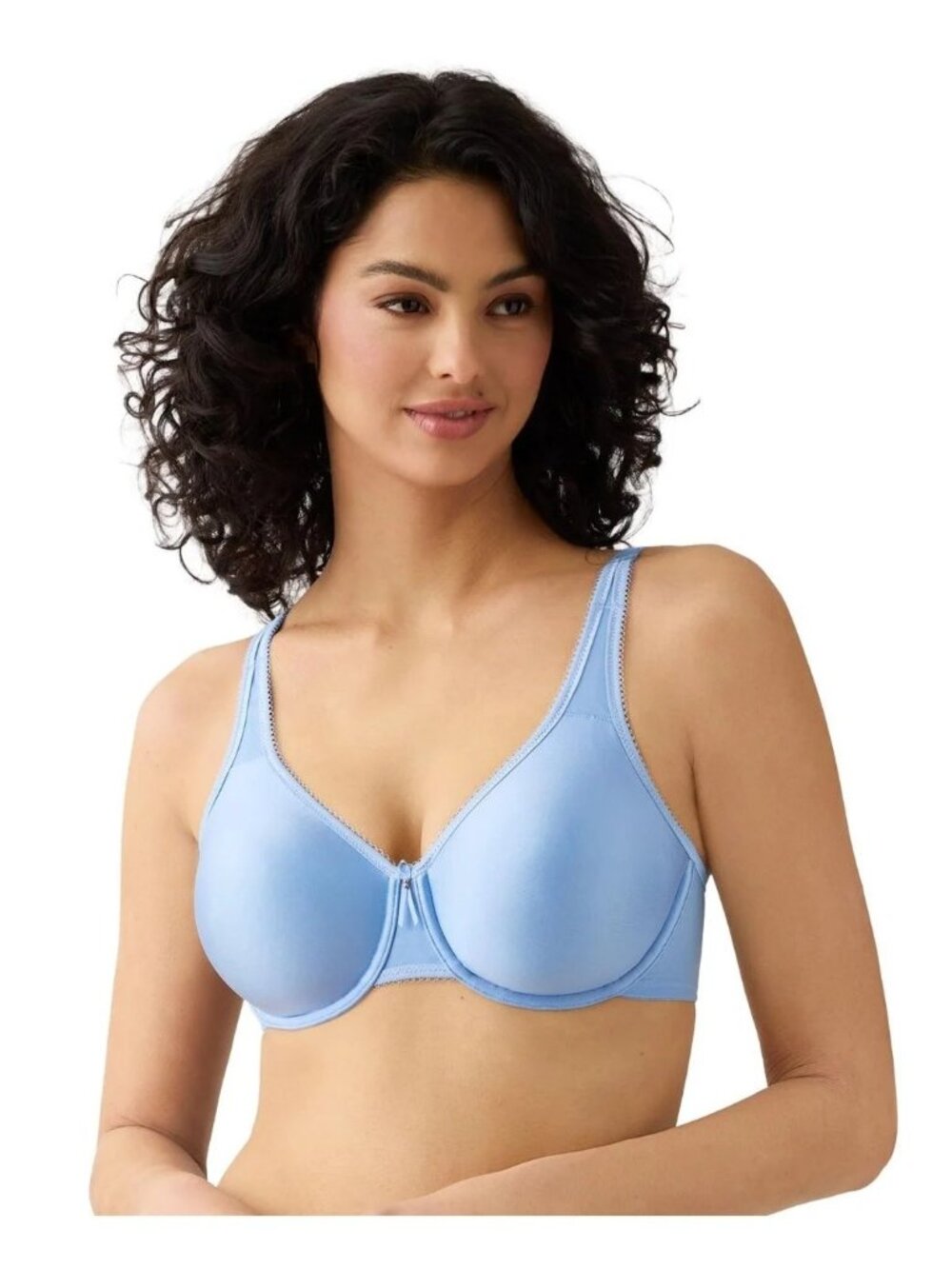 Wacoal size 42D Blue Underwire 855192 Basic Beauty Full-figure